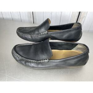 Cole Haan Men Tucker Venetian Slip On Driving Loafer Shoes 11M Black Leather